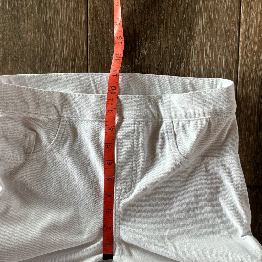 Spanx ankle white stretch heavyweight leggings style 20114R Size Medium - Picture 4 of 13
